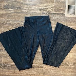 Blackmilk Snake Print Bell Bottoms